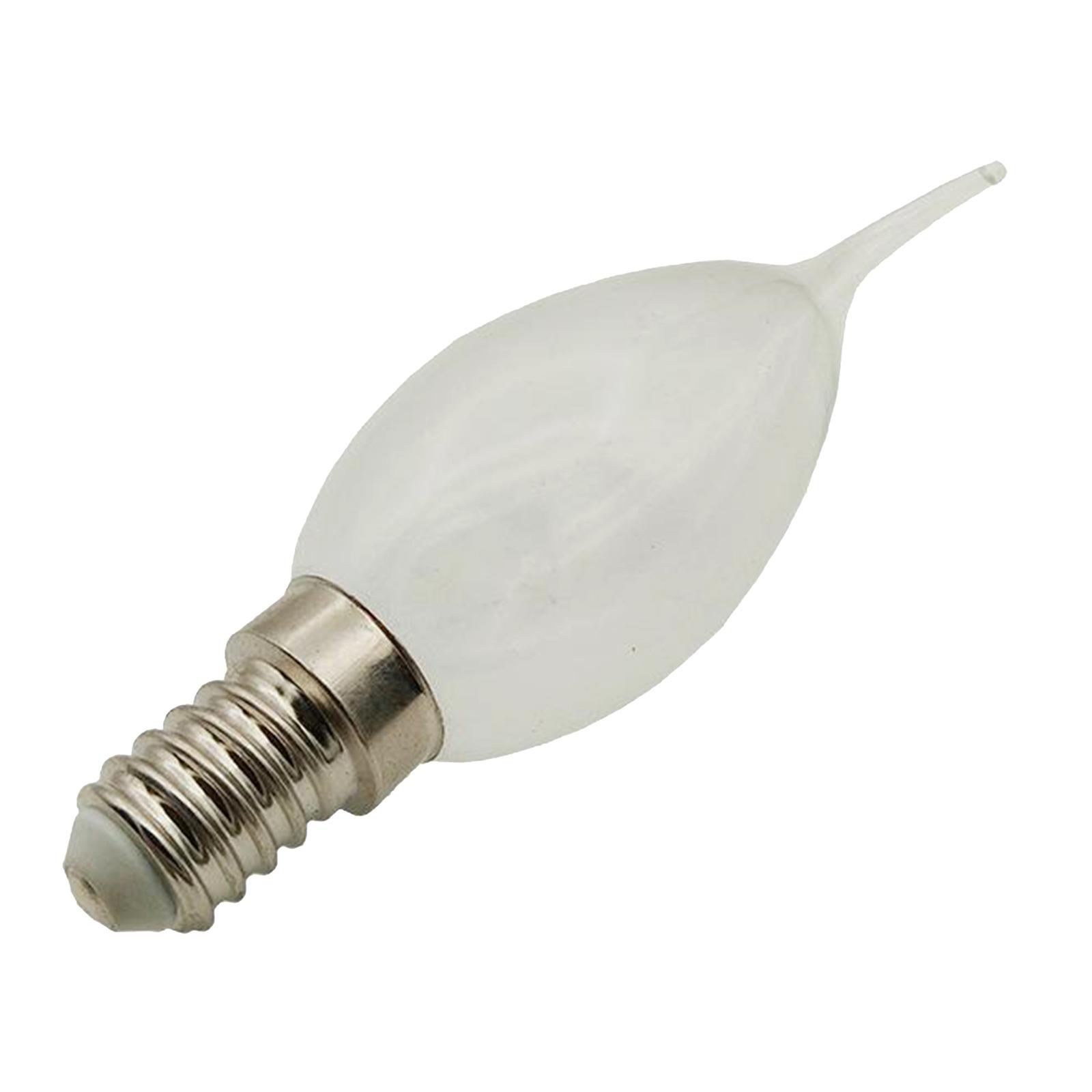 E14 LED Bulb 0.7W Dipped Candle Light Bulb Chandelier Bulb 3000K Warm White