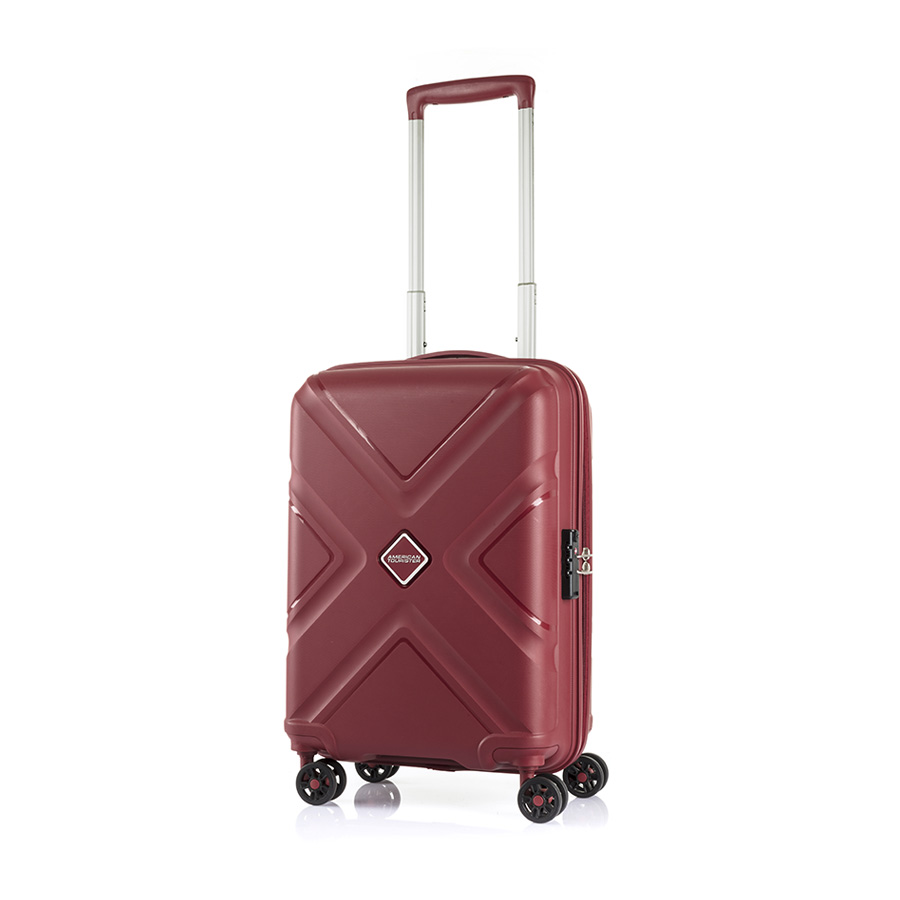 Vali kéo Kross AMERICAN TOURISTER - MỸ :Vali kéo nhựa PP có trọng lượng nhẹ Hệ thống 4 bánh xe đôi 360° vận hành êm ái, trơn tru Nội thất tổ chức phong phú, thông minh Khóa số tích hợp TSA an toàn tiêu chuẩn Hoa Kỳ