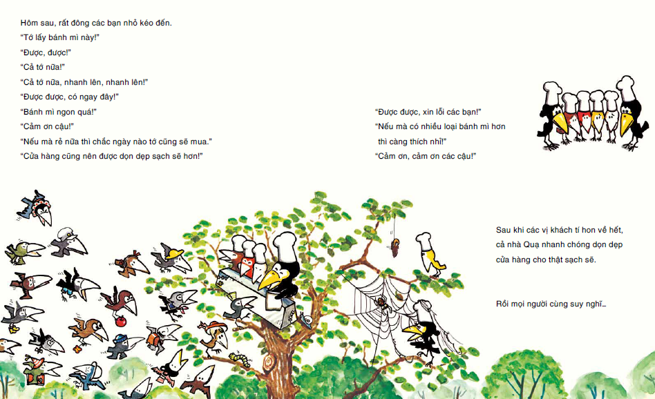 Truyện Tranh Ehon - Cửa Hàng Bánh Mì Quạ