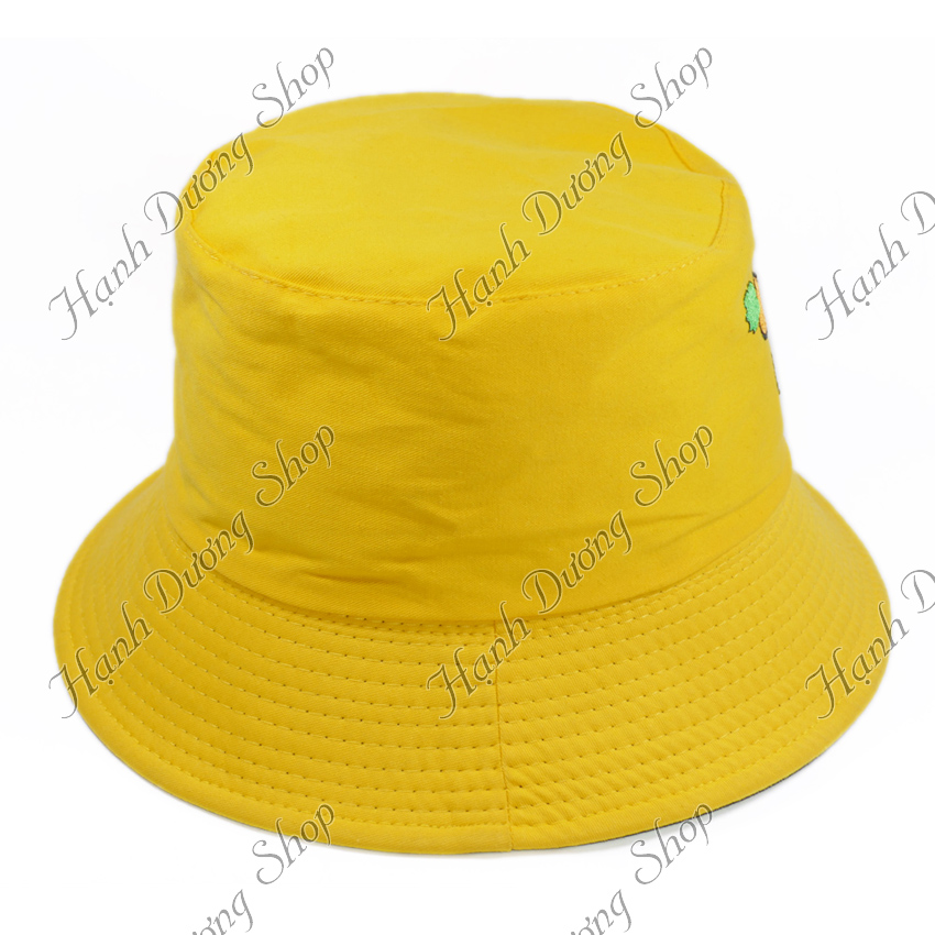 Nón bucket 2 mặt cà rốt cầu vồng mũ bucket mũ tai bèo 2 màu Carrot và cầu vồng dùng cả nam nữ - Hạnh Dương