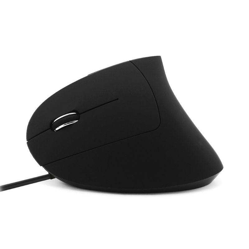 Có Dây Tay Trái Dọc Chuột Chuột Chơi Game 800 1200 1600 DPI Quang Có Cổ Tay Khỏe Mạnh Chuột Mause Cho Máy Tính máy Tính