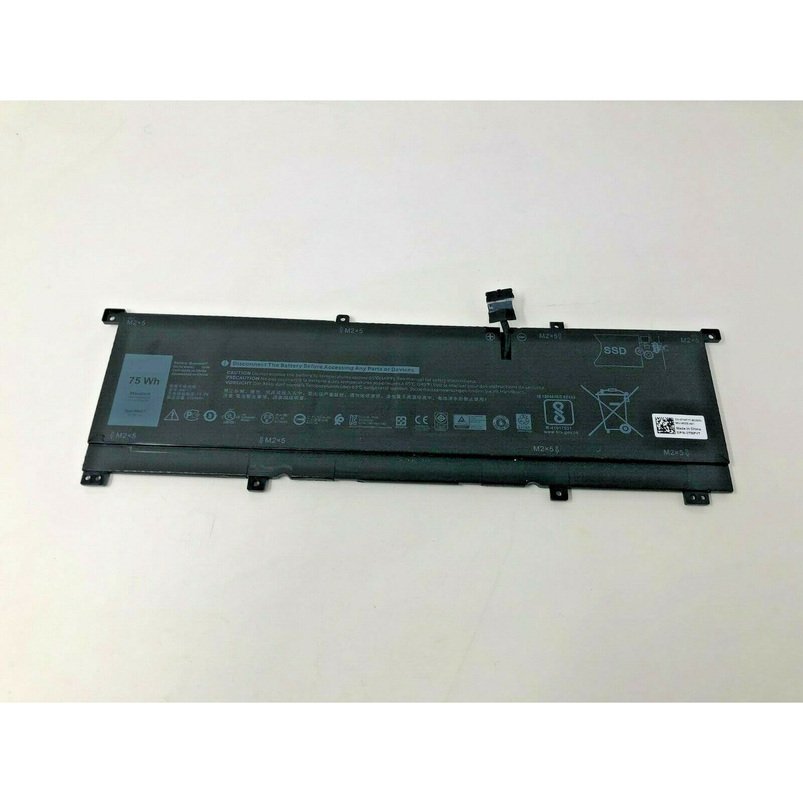 Pin dành cho Laptop DELL XPS 15 9575 8N0T7 75WHR