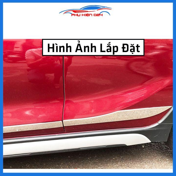 Bộ ốp nẹp sườn Fadil 2019-2020-2021-2022 mạ crom trang trí làm đẹp xe