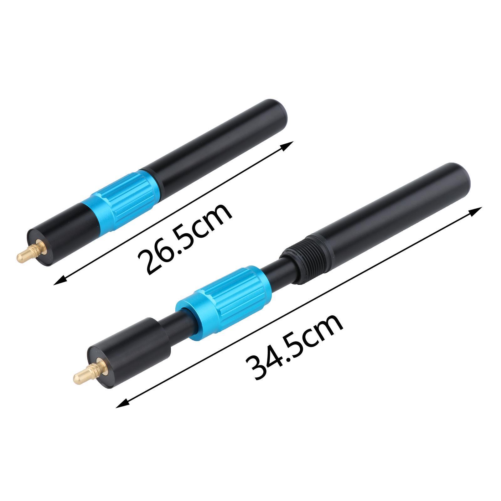 2x Ultralight Pool Cue Extender Billiards Snooker Cue Extension Accessories