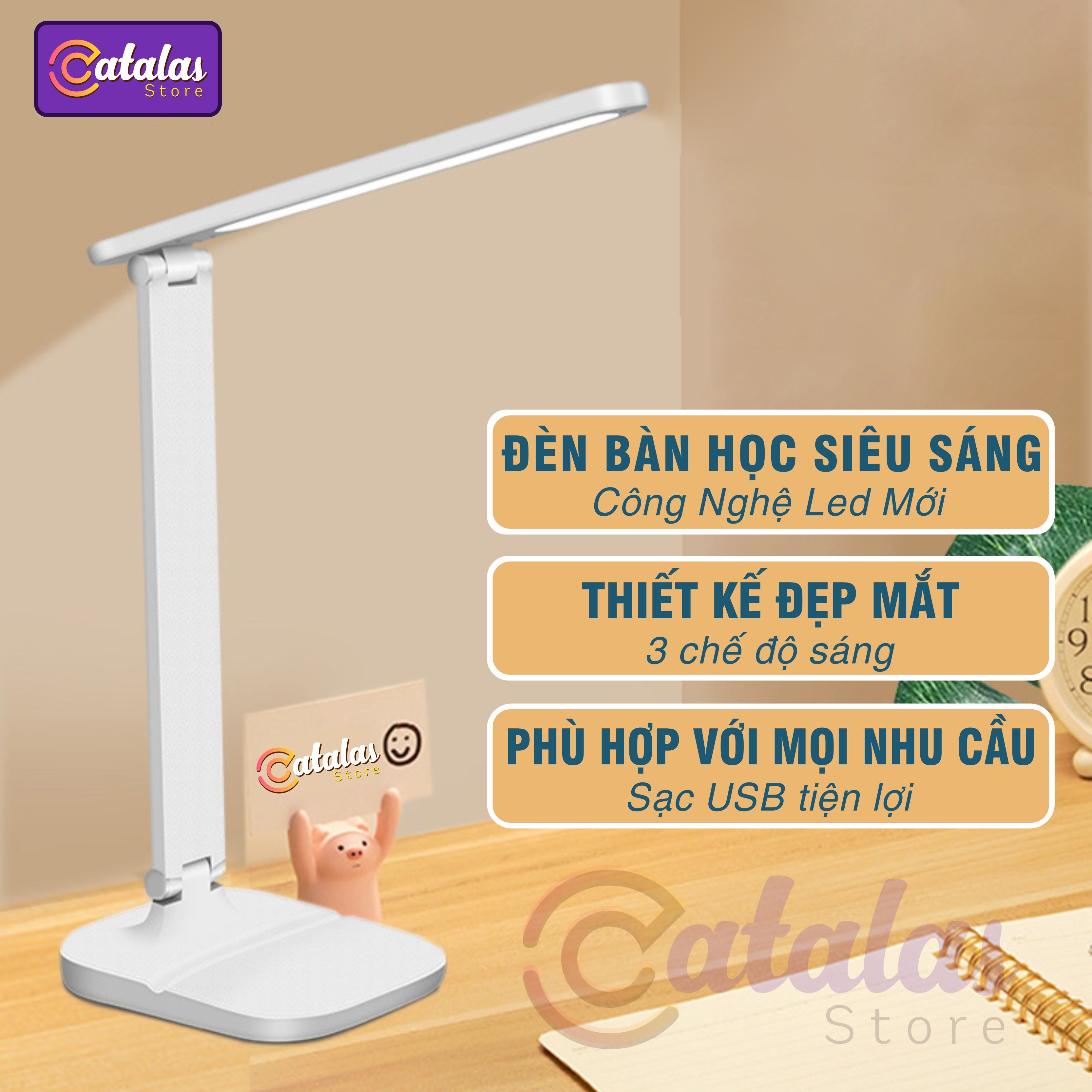 Đèn Bàn Học, Bảo Vệ Mắt LT16, Đường Chỉ May Sang Trọng, Đèn Chống Cận Thích Hợp Đọc Sách, Gấp Gọn Linh Hoạt, Làm Việc Tối ưu Chất Lượng Cao