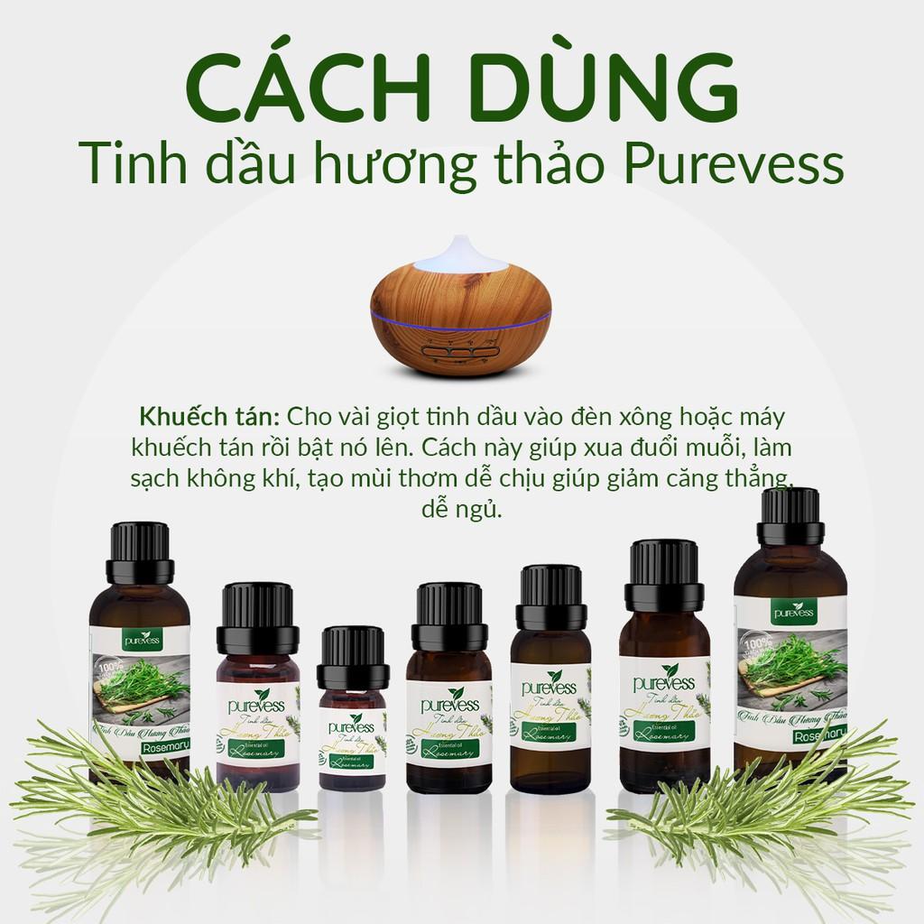 Tinh dầu Tràm Trà giúp kháng khuẩn tự nhiên giúp giảm mụn và ngăn ngừa mụn PUREVESS 10ml