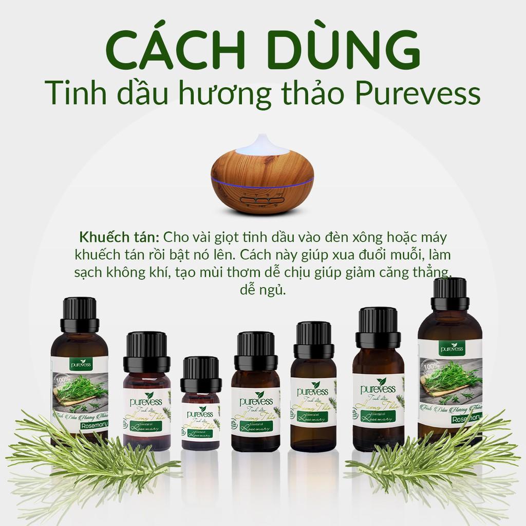 Tinh dầu Tràm Trà giúp kháng khuẩn tự nhiên giúp giảm mụn và ngăn ngừa mụn PUREVESS 10ml