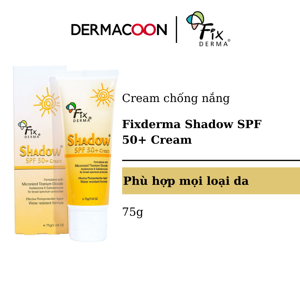 Kem chống nắng Fixderma Shadow SPF 50+ Cream (75g)