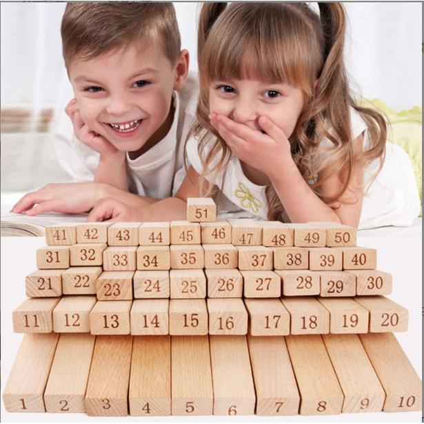Bộ đồ chơi rút gỗ loại to đẹp domino montessori, đồ chơi trí tuệ giúp bé phát triển tư duy sáng tạo và khả năng khéo léo