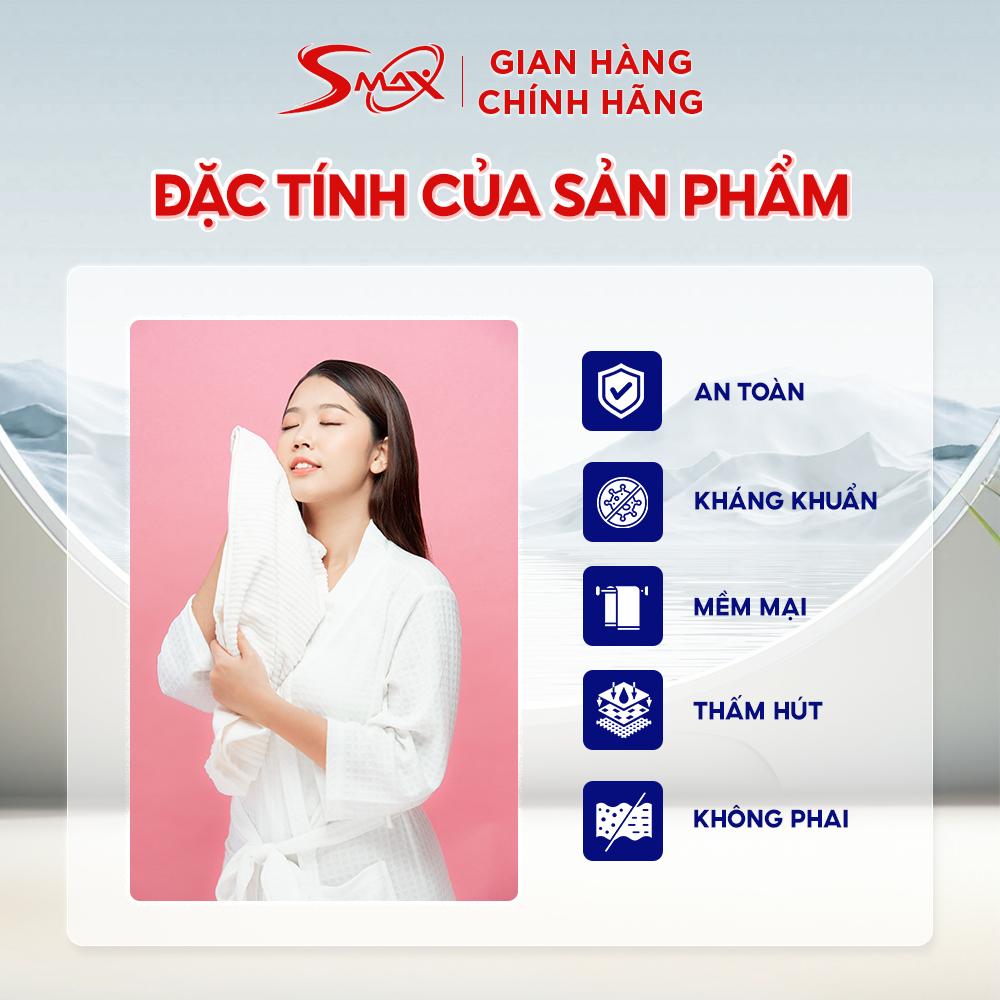 Combo 6 Khăn: Khăn Tắm 60cmx120cm-Khăn Gội 40x80cm-Khăn Mặt 30x50cm Cotton Chất Liệu Cao Cấp, Thấm Hút Tốt