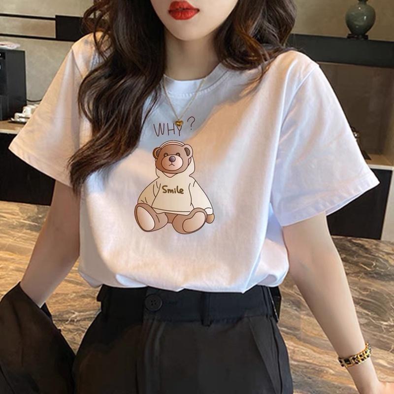 Áo thun nữ tay ngắn chất cotton mềm mịn thoáng mát mẫu mới hot hit T029