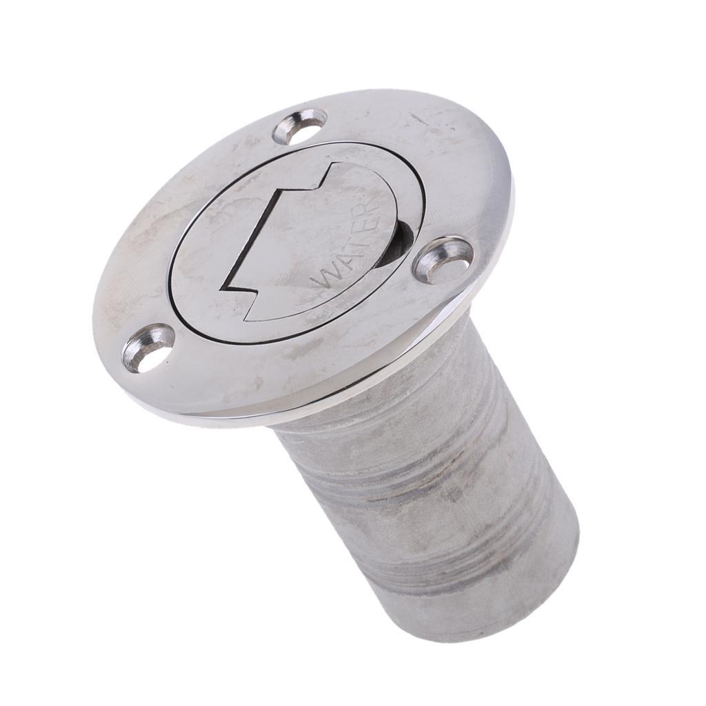 Boat Deck Filler 1-1/2" Water - Tank Deck Fill Marine 316 Stainless Steel
