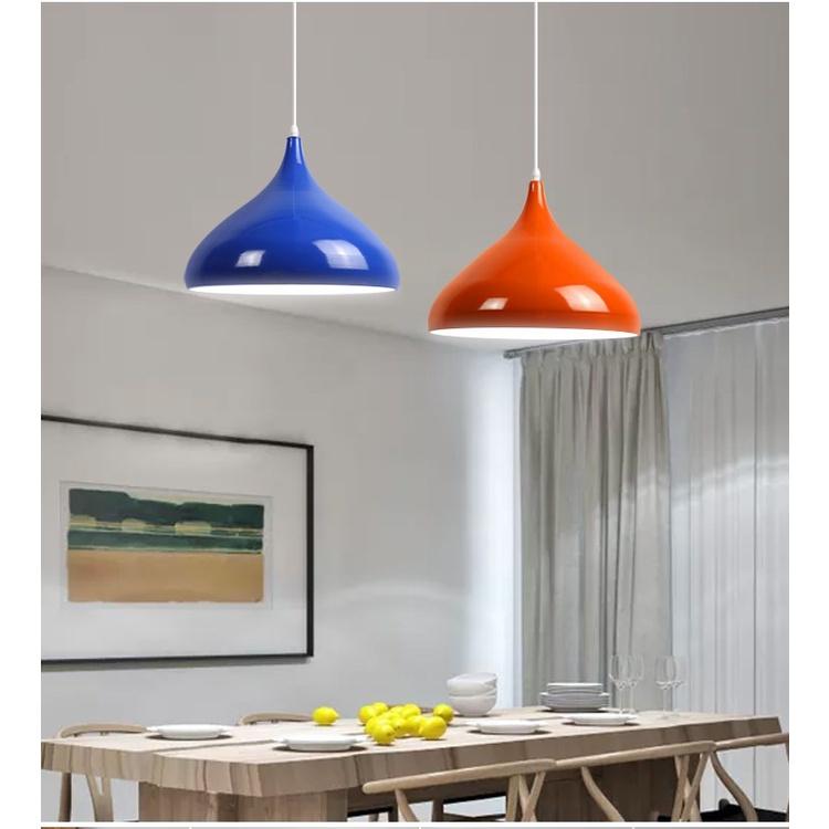 Đèn Thả Trần Trang Trí Đơn Nhiều Màu Sắc Chất Liệu Sắt Sơn Tĩnh Điện Bền Chắc Ø320