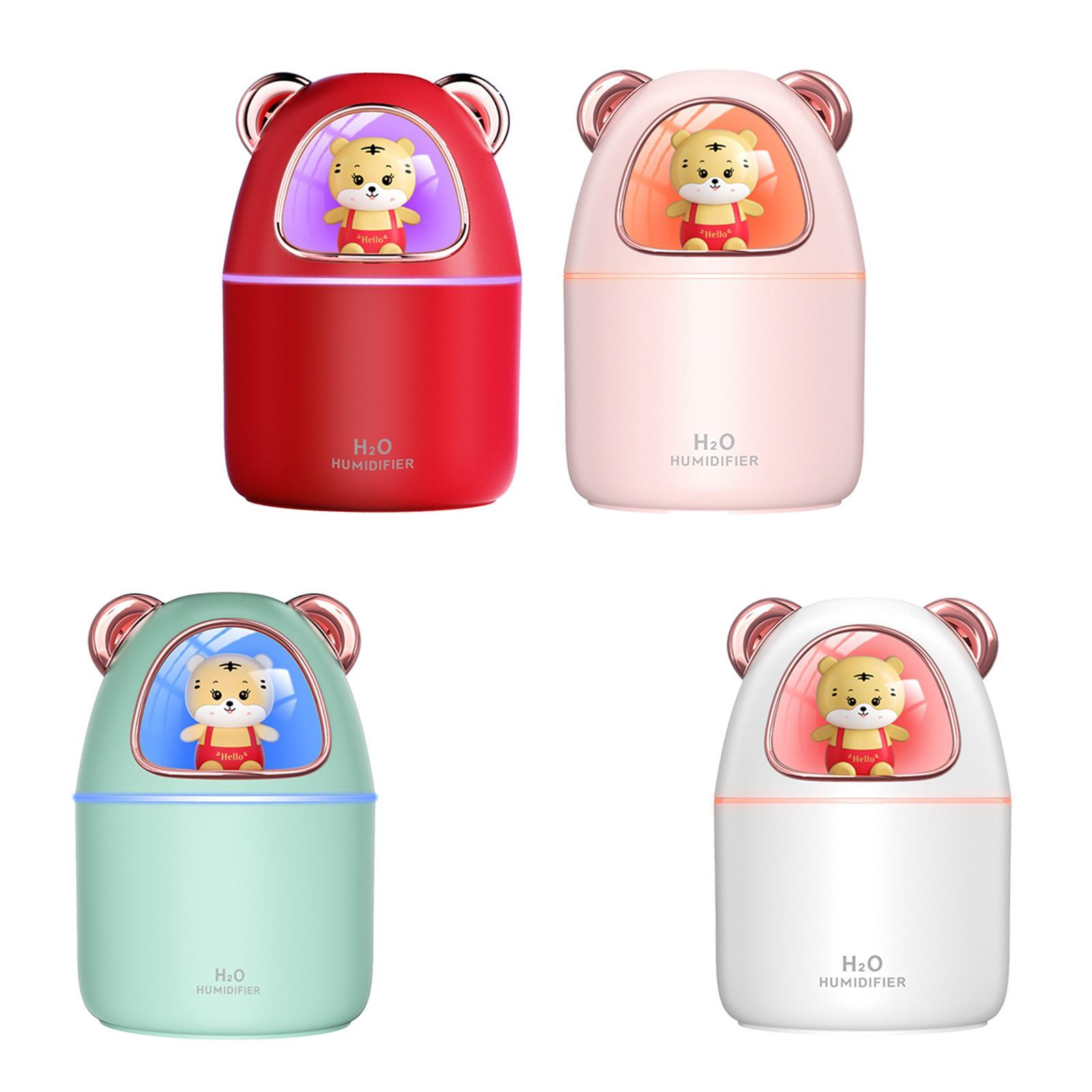 2Pcs Air Humidifier Night Light Aroma Diffuser Two Modes for Hotel Travel