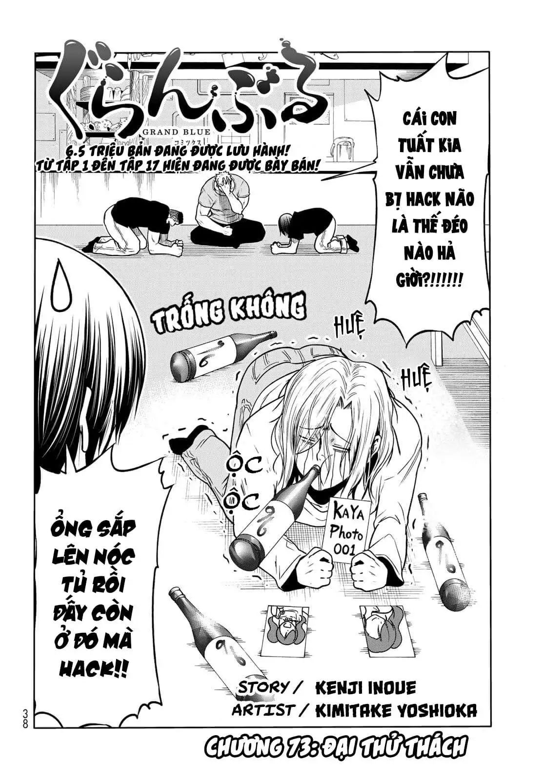 cô gái thích lặn - grand blue chapter 73 2