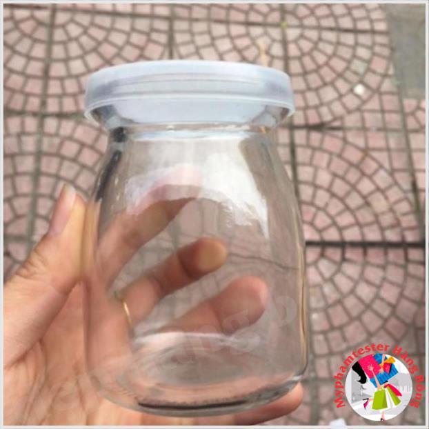 Sét 12 hũ thủy tinh làm sữa chua 2 cỡ 100 mL và 200 ml
