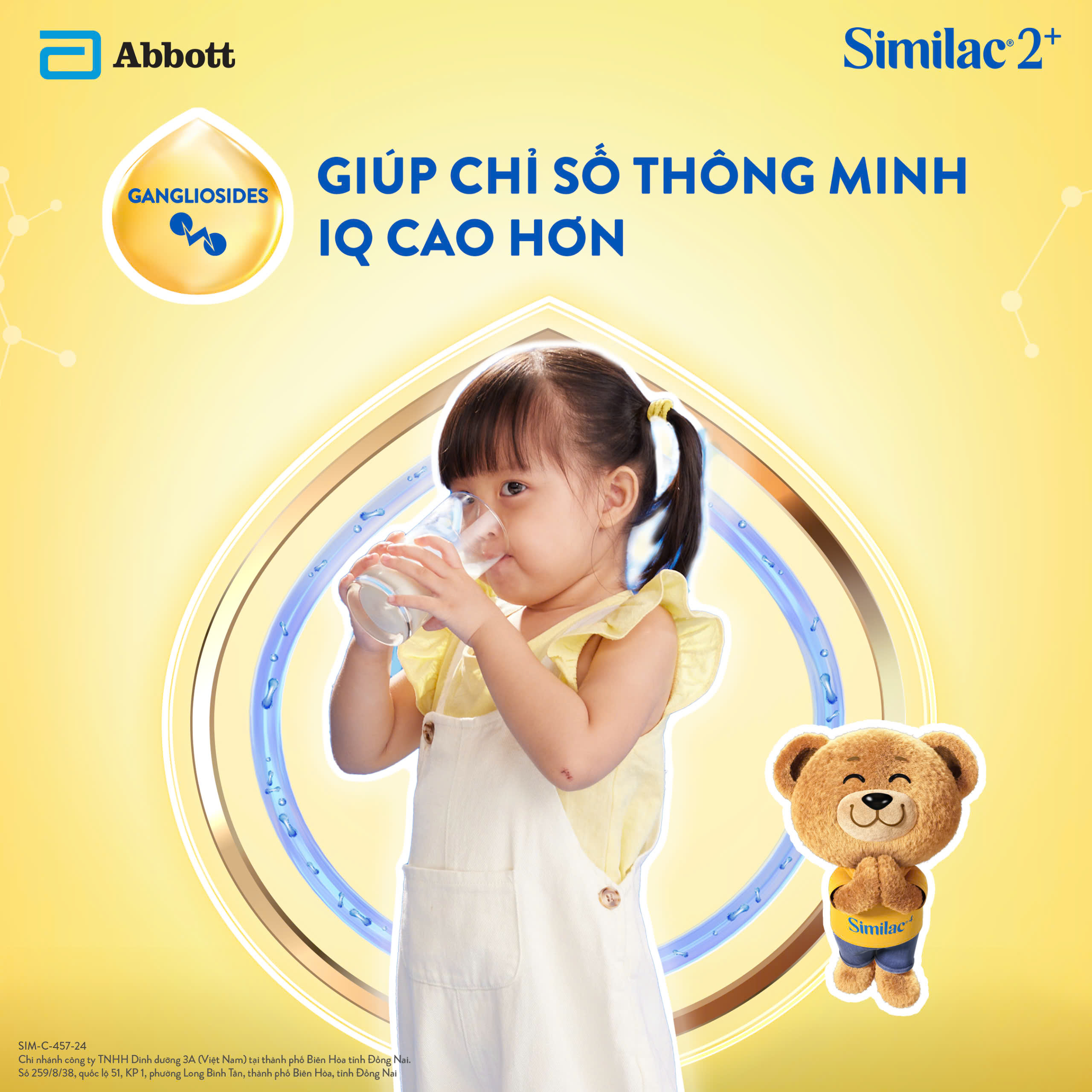 Sữa Bột Similac 2+ (Dành cho trẻ từ 2 - 6 tuổi) - 800g