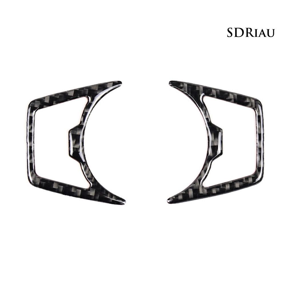 1 Cặp Sticker Sợi Carbon Dán Đèn Pha Xe Hơi Ford Mustang 2015-2019