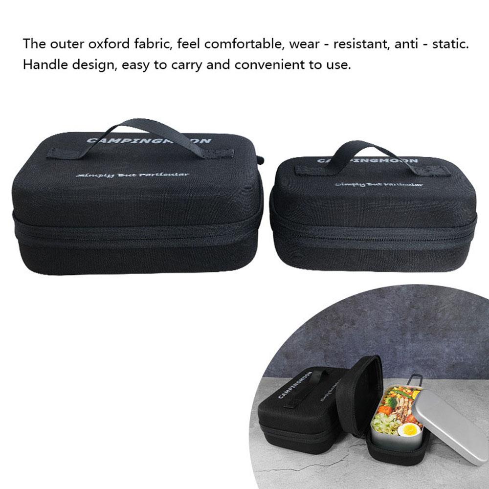 Túi giữ nhiệt đa năng khung cứng bằng vải oxford và polyester, phù hợp đựng cơm trưa văn phòng
