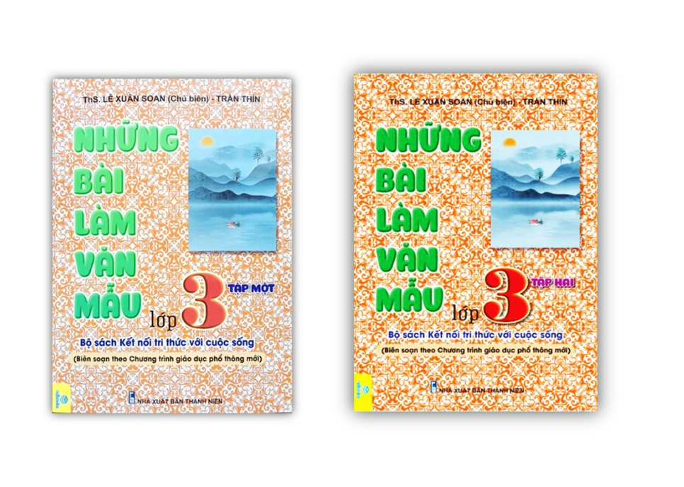 Sách - Combo Những bài làm văn mẫu lớp 3 - Tập 1 + 2