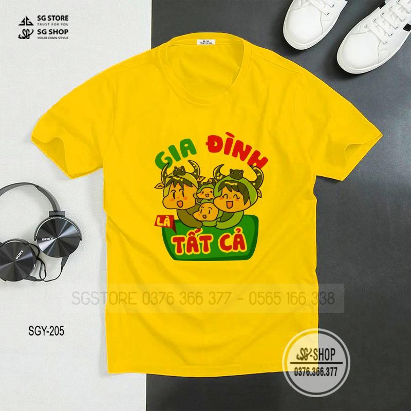 Áo thun Gia đình Tân Sửu - Thun cotton dày dặn - Đủ size | SGSHOP