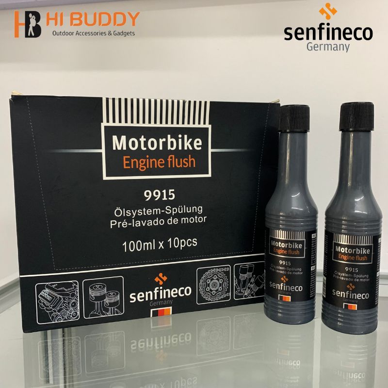 Súc Rửa Động Cơ Xe Máy Senfineco 9915 – 100ML Motorbike Engine Flush Hàng Đức Chính Hãng