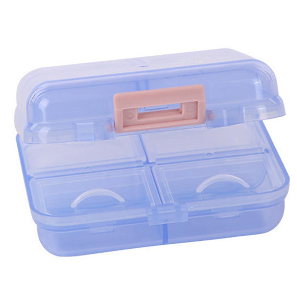 Portable 7 Day Pill Organizer Storage Box Medicine Container Case  Blue