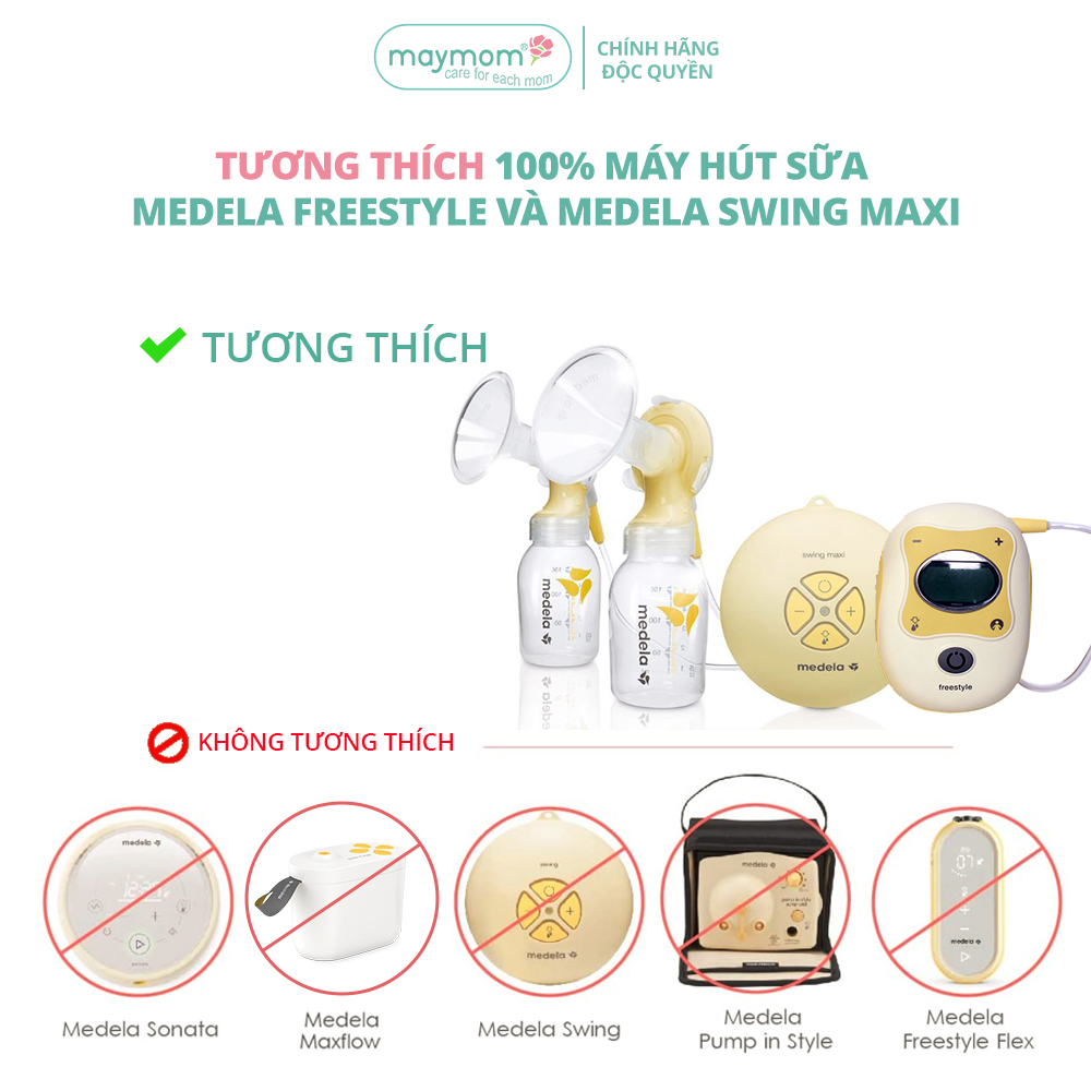 Dây Hút Sữa Medela Swing Maxi Thương Hiệu Maymom, Không Chứa BPA, An Toàn 100%, Vệ Sinh Dễ Dàng - 1 dây