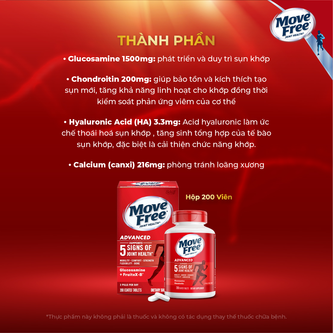 Viên Uống Bổ Khớp Move Free Joint Health Advance