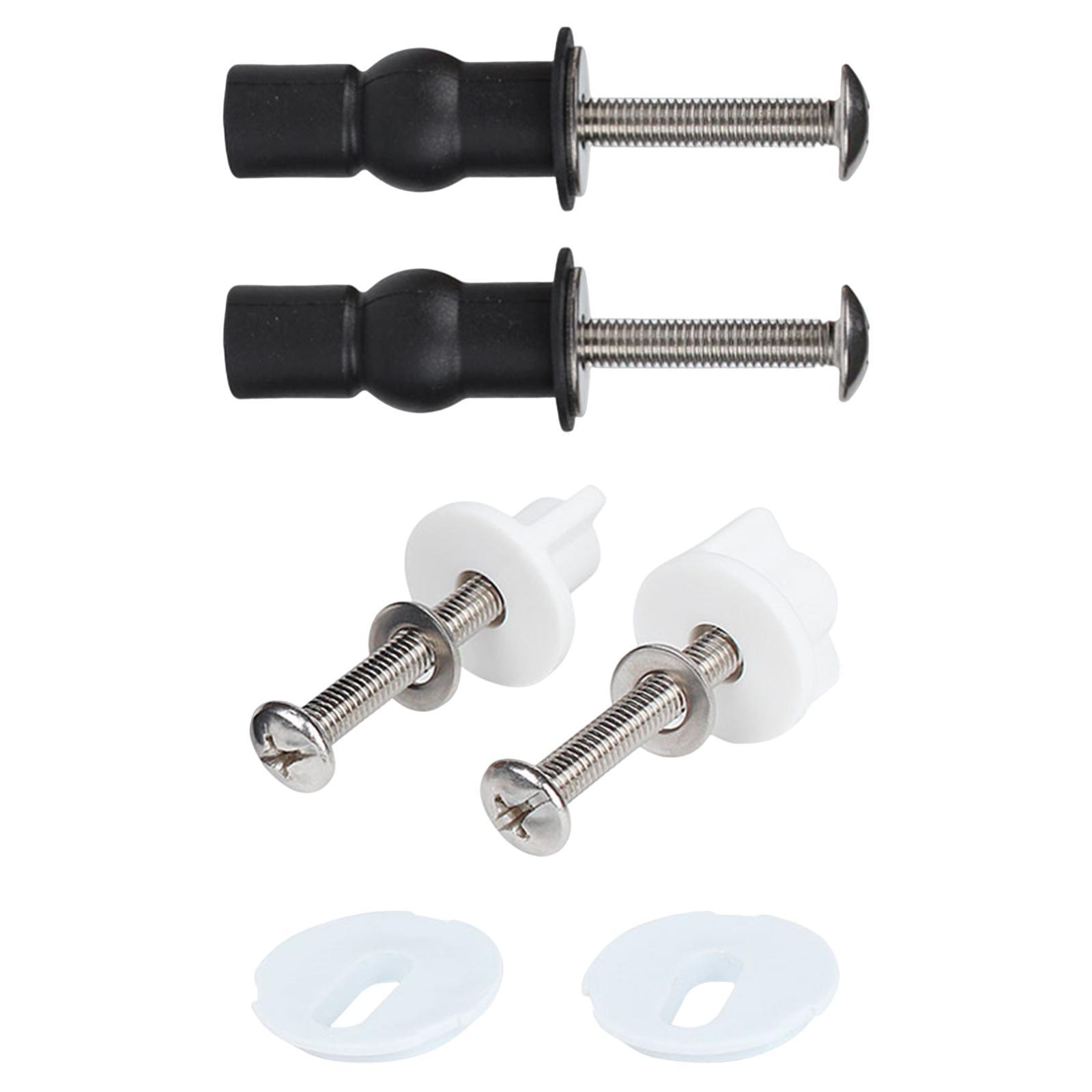2x Toilet Seat Screws Bolts Fastener Replacement Toilet Hardware Replacement