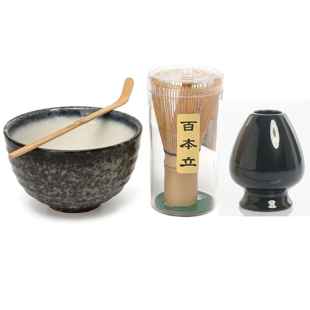 Phổ Biến Nhất Truyền Thống Matcha Bộ Tre Tự Nhiên Đánh Muỗng Ceremic Matcha Bát Đánh Giá Đỡ Matcha Nhật Bản Tặng Bộ Ấm Trà