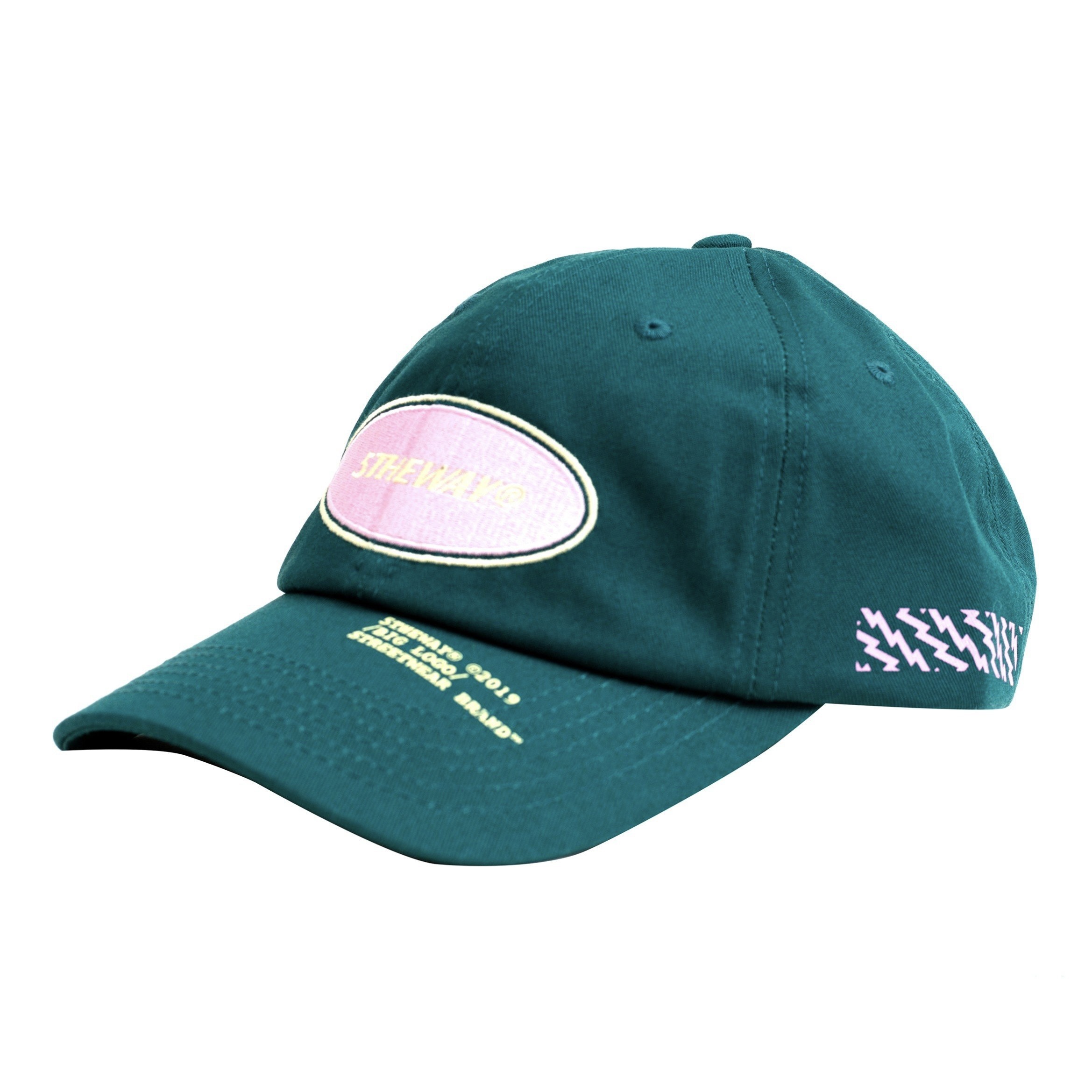 Nón Lưỡi Trai 5THEWAY Xanh Lá aka 5THEWAY /oval/ Unstructure Washed Dad Cap in STORM