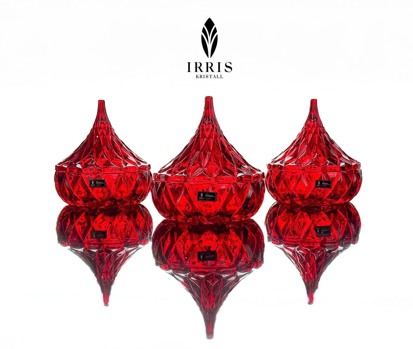 Set 3 thố mứt cao cấp Irris Hershey Kiss hàng chính hãng