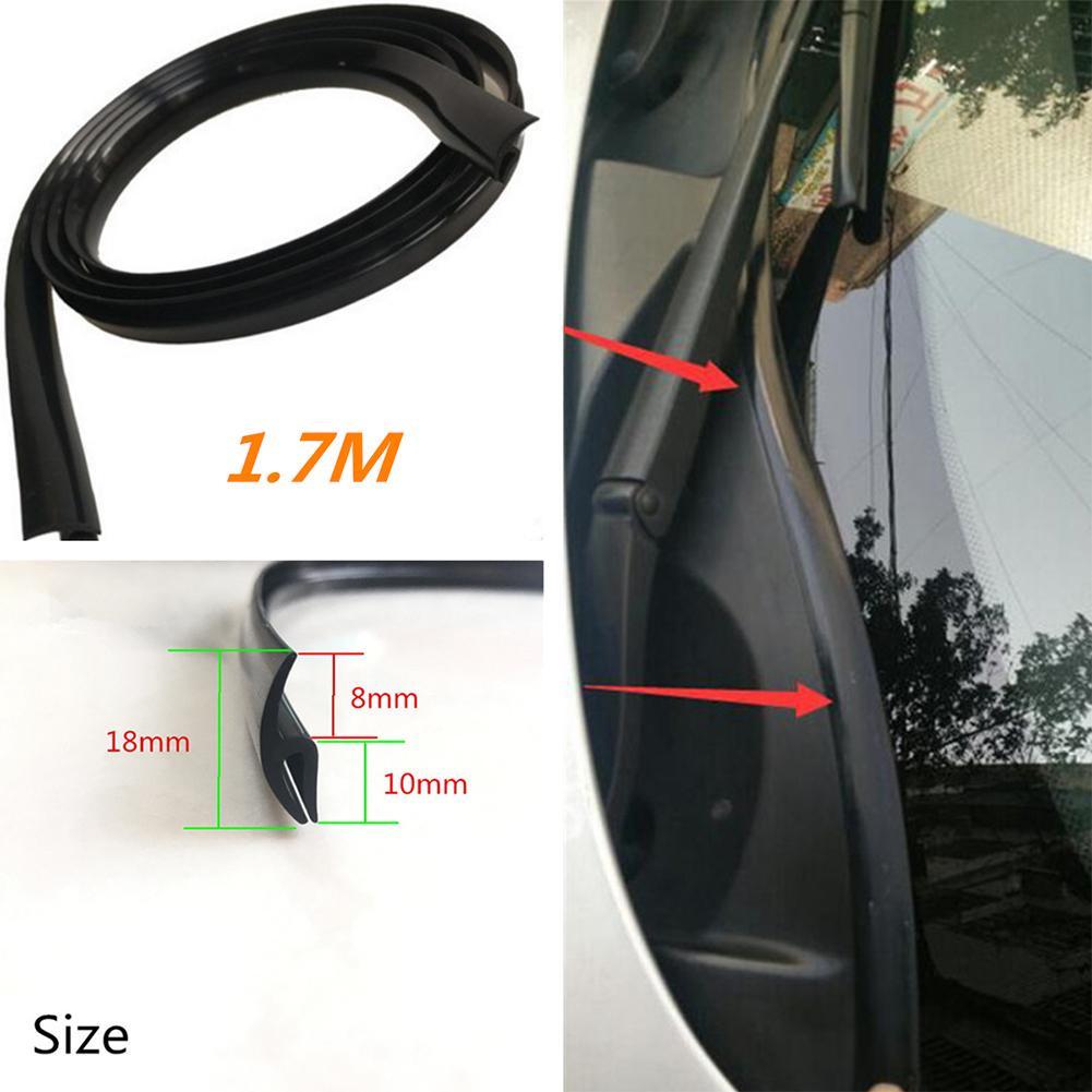 Cuộn 1.7 mét Gioăng Cao Su Gắn Ngoài Kính Lái Xe Ô Tô Chữ H thay thế gioăng chân kính bên ngoài bị nứt do phơi nắng