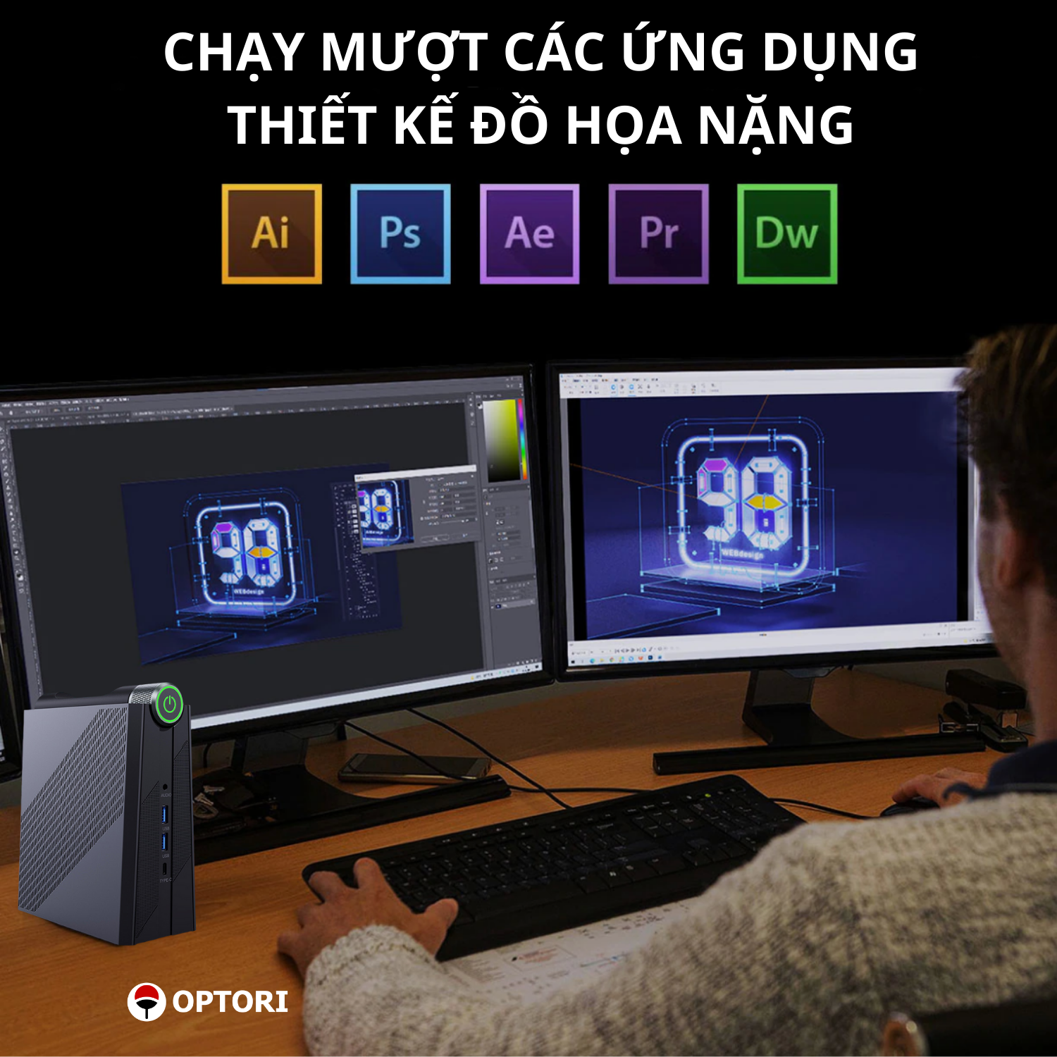 Máy tính đồ họa – PC Gaming – NUC AMD Ryzen9 6900HX - 8 core 16 luồng - 4.9Ghz (Hàng chính hãng)