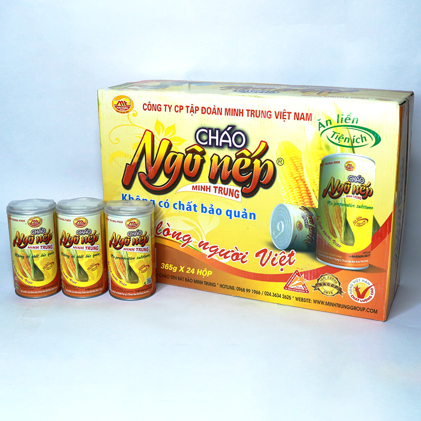 Cháo Ngô Nếp Minh Trung 24 lon
