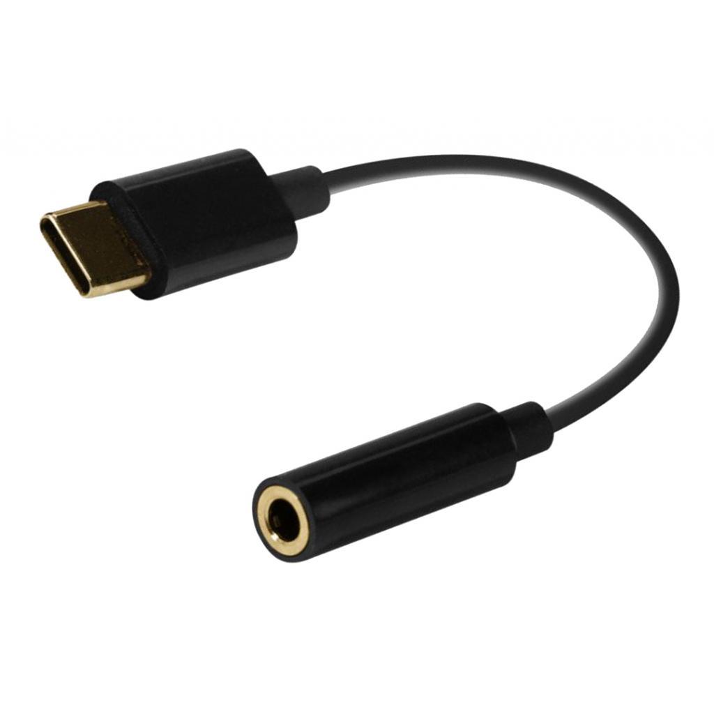 Type C to 3.5mm Audio Cable Connector 15cm/0.42ft for Mobile Phone Microphone Headphone