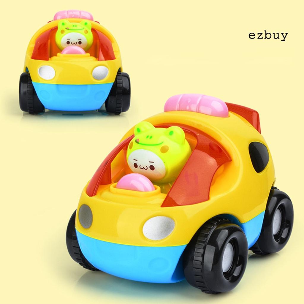 EY-Children Cartoon Baby Car Set Model Drop Resistant Inertial Sliding Vehicle Toy