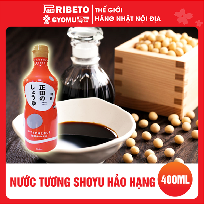 Nước tương Shoyu hảo hạng 400ml- Hàng nội địa Nhật Bản