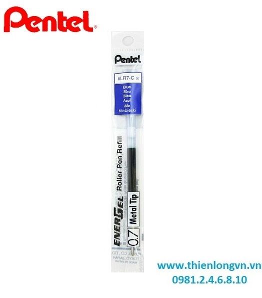 Combo 5 Ruột bút nước energel Pentel LR7 màu xanh 0.7mm