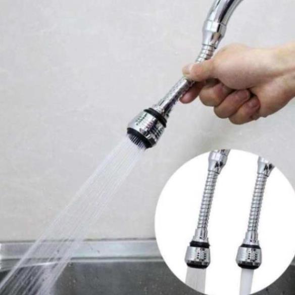 VÒI NƯỚC INOX TĂNG ÁP CAO CẤP XOAY 360 TIỆN DỤNG