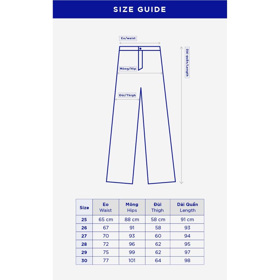 TheBlueTshirt - Quần Jeans Lưng Cao Nữ Ống Rộng Màu Đậm - The Original Dad’s Jeans Dark Blue Wash