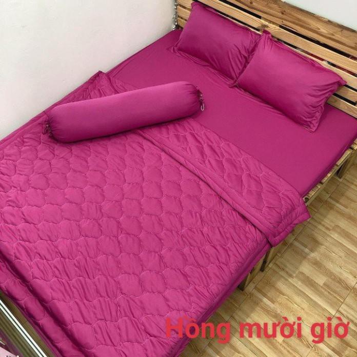 Ga - Drap Giường Lẻ Thun Mát Lạnh Thương hiệu LAN PHAM BEDDING - Màu Hồng Mười Giờ