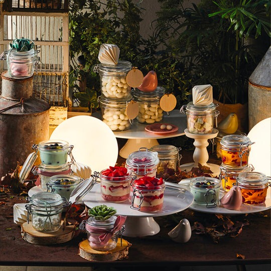 Hũ thủy tinh nắp cài Bormioli Rocco Fido 125ml – Kín hơi, đựng gia vị – thực phẩm cao cấp Ý