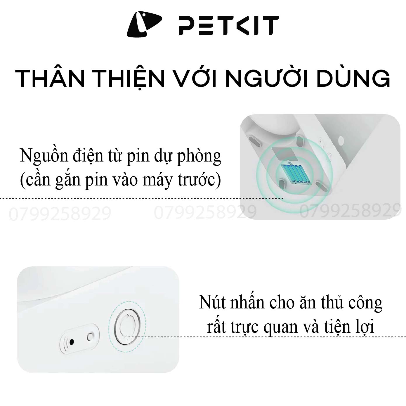 Máy Cho Ăn Tự Động, Máy Nhả Hạt Cho Mèo PETKIT FRESH ELEMENT SOLO - Máy cho ăn thông minh Petkit Solo