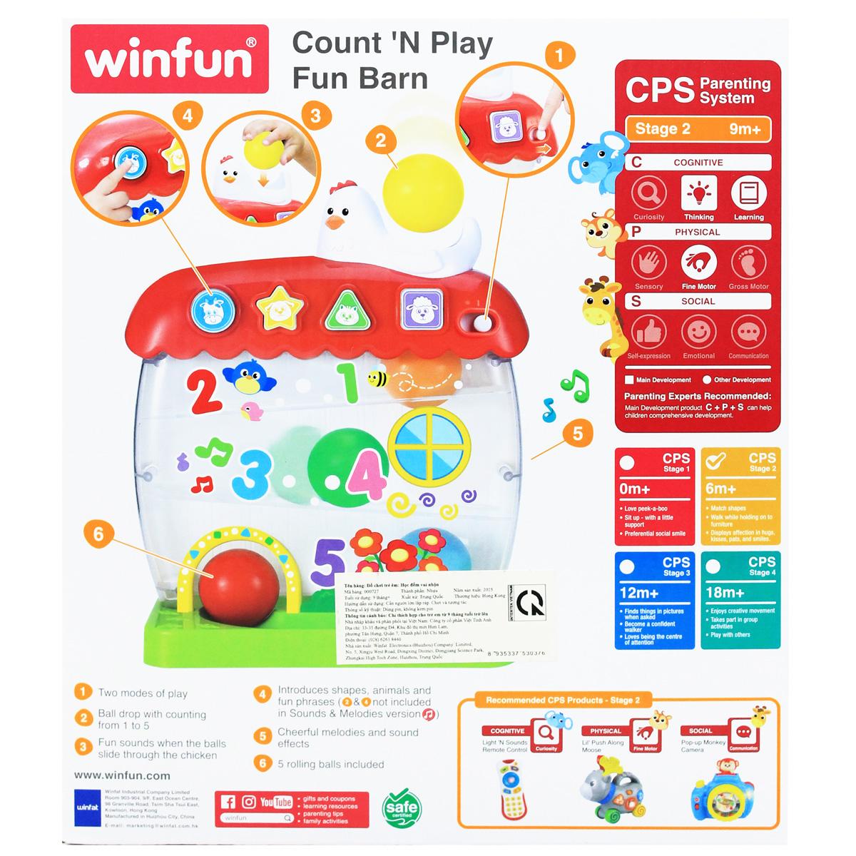 Đồ Chơi Học Đếm Vui Nhộn - Winfun 000727