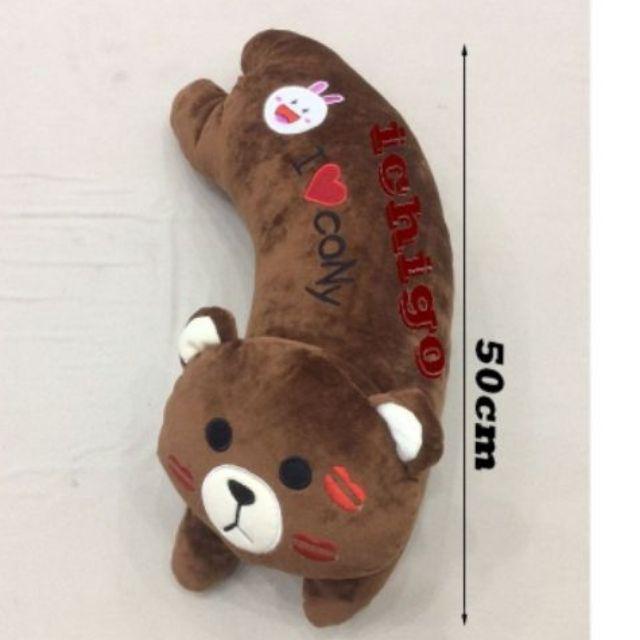 Gối ôm Brown &quot; I love Cony &quot;siêu cute