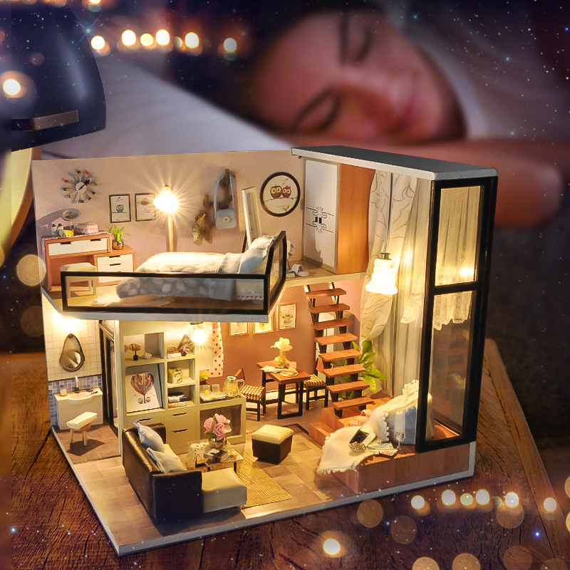 Nhà Búp Bê Lắp ghép Quiet Loft And Life Dream TYU
