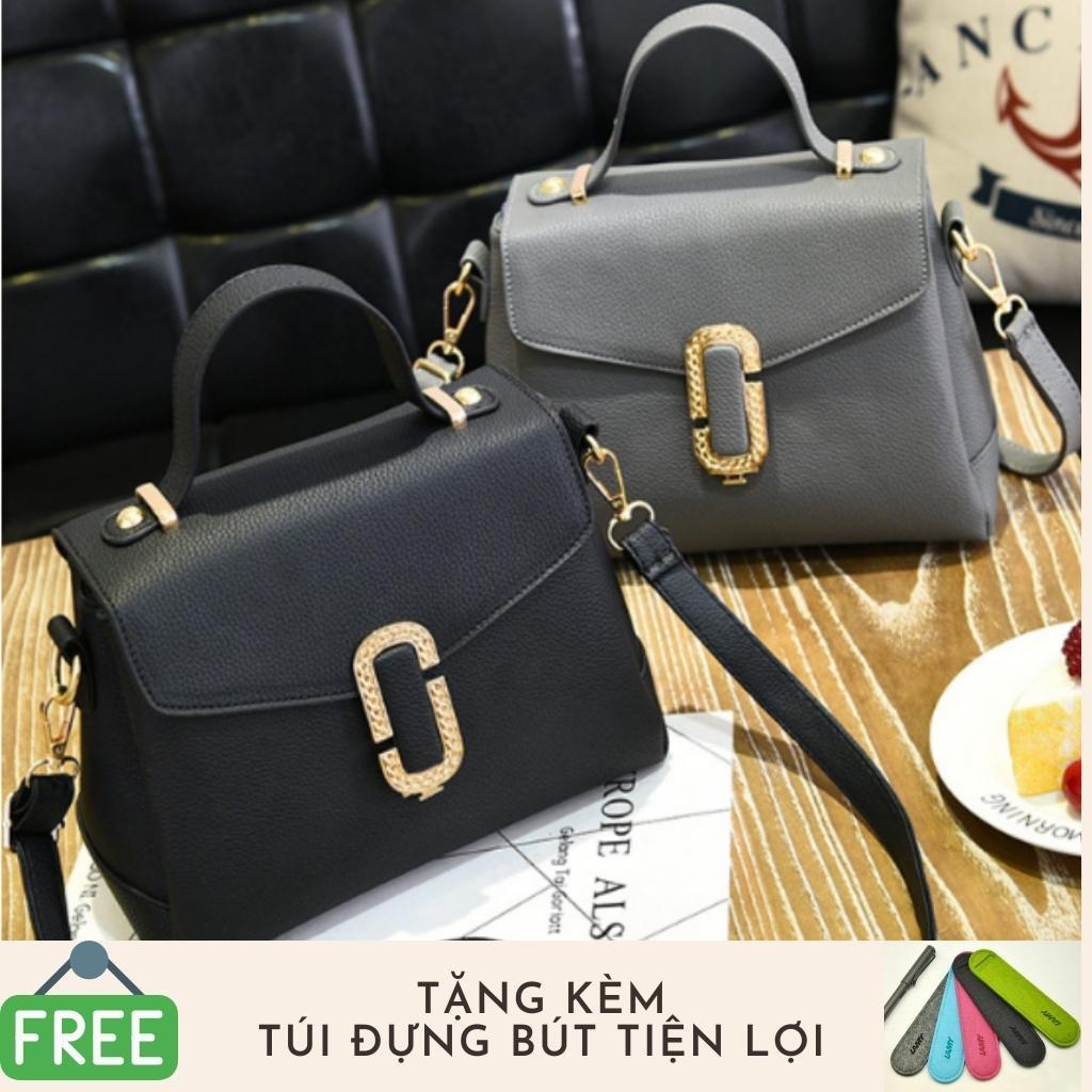 Túi nữ thời trang phong cách sang trọng 208084-1 tặng túi đựng bút tiện lợi