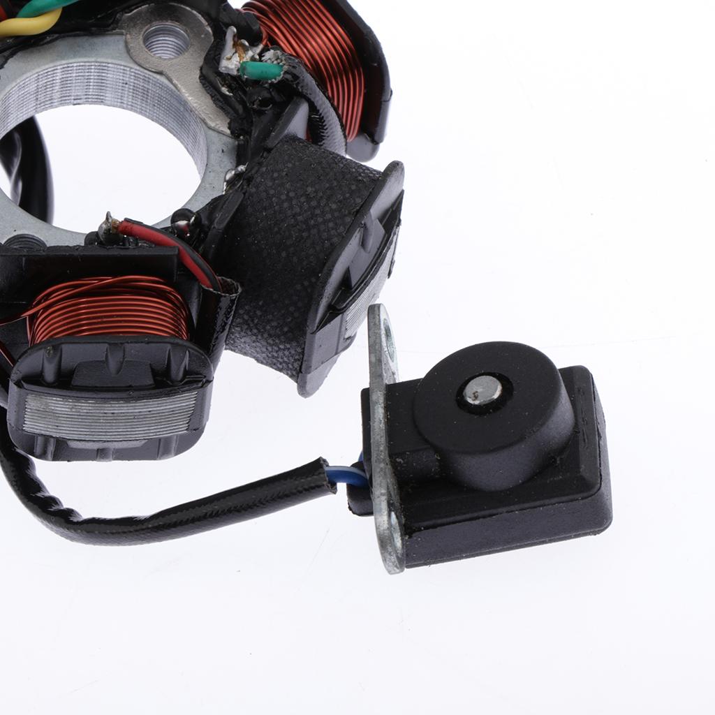 6 Coil Pole MAGNETO Flywheel Stator for GY6 125CC Quad Dirt Bike Buggy